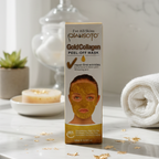 Qiansoto Gold Collagen Peel-Off Facial Mask – Anti-Aging & Skin Brightening Treatment (100ml)