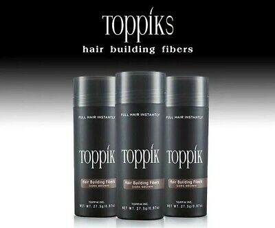 Toppik Hair Building Fiber 27.5g | Instant Hair Thickening Solution For Thinning Hair | Natural Keratin Fibers For Fuller, Stronger, And Voluminous Look