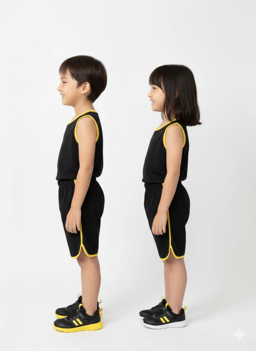 Kids Cool Summer Sando Outfit – Lightweight Sleeveless Casual Wear for Boys & Girls, Soft Breathable Fabric