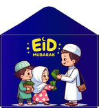 Eidi Envelope Pack of 8 – Premium Festive Cash Gift Envelopes for Eid