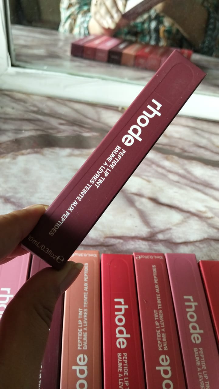 Rhode Peptide Lip Tint – Hydrating Glossy Lip Balm Pack of 6 (Random Color)