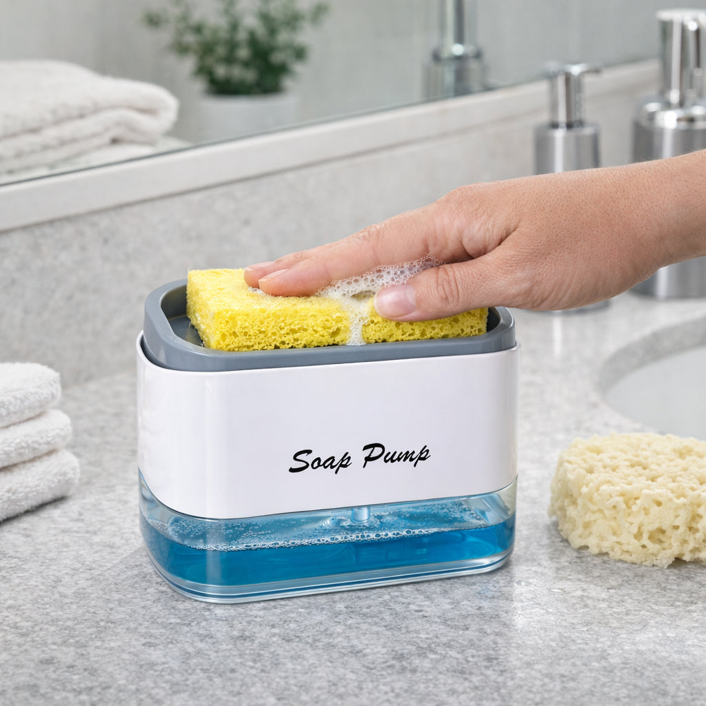 Royal 2-in-1 Soap Pump Dispenser with Sponge