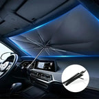 Premium Car Windshield Sun Shade Umbrella – Foldable UV Reflector & Heat Insulation Cover