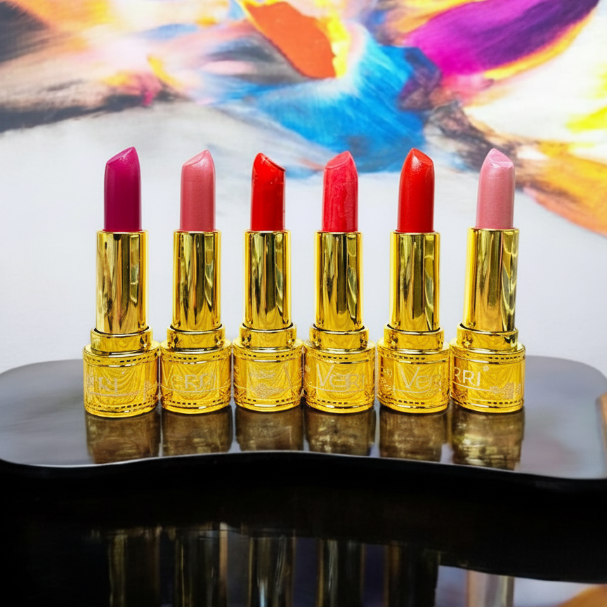 6 Pcs High Pigmented Velvet Matte Lipstick Set – Long-Lasting Multicolor Lip Shades With Smooth, Soft Texture For A Perfect Everyday Glam Look