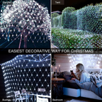 1 PC Wedding LED Net Mesh String Lights- Fairy String Lights With 88 Lights for Wedding Party Décor Outdoor &amp; Indoor Activities