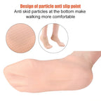 01 Pair Silicone Jelly Socks Gel Moisturizing Socks Foot Care Protector