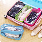 Portable Travel Storage Bag Shoes Organizer (Random Color)