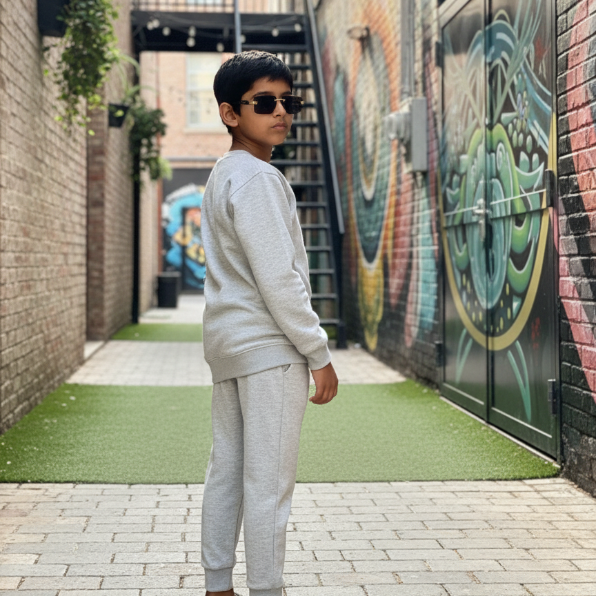 Cool Kids Tracksuit | Winter Casual Sweatshirt & Trouser Set for Boys & Girls – Warm, Comfy & Stylish Winter Outfit FOR BABY AND KIDS