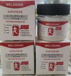 MELODINE Japanese Soothing Massage Gel – Muscle & Joint Pain Relief Cream For Shoulder, Neck, Back & Knee – Fast-Absorbing Herbal Formula (100g)