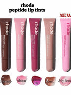 8 Colors Rhode Lip Care Series | Tinted Lip Balm | Lasting Moisturizing Blushes | Hydrated Lip Gel Oil | Pout Lips Long-acting Lip Treatment(1 pc)