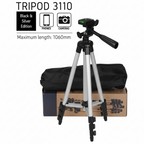Professional Tripod Camera and mobile Stand with Cover Adjustable Aluminium Lightweight Camera Stand Tripod