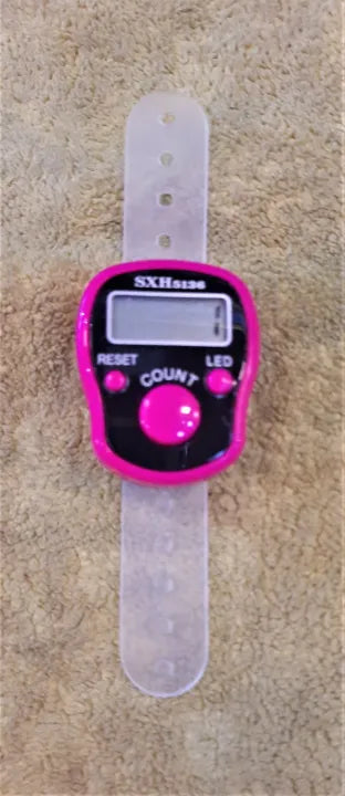 SXH Original Finger Counter with LED - Counts ( Tasbeeh / Digital Clicker ) (Random Color)