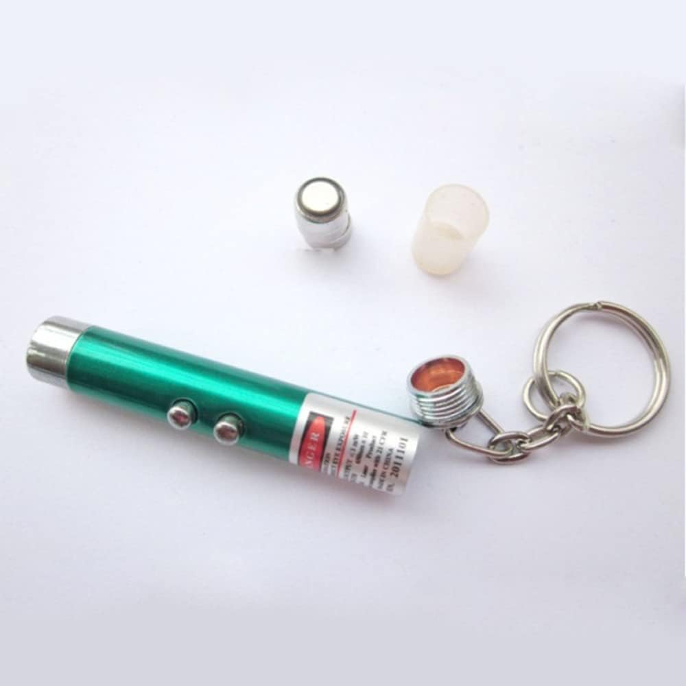 (1 pcs ) Laser LED Light with Key Chain | Mulituse Laser Pointer (random color)