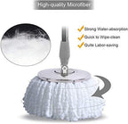 360 Degree Rotating Spin Mop - Original Replacement Parts for Home, Kitchen &amp; Bathroom Cleaning spin mop  ( Random Color )