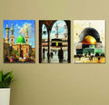 Set of 3 Premium Wall Art Photo Tiles – Modern Home Decor Sets 8x11