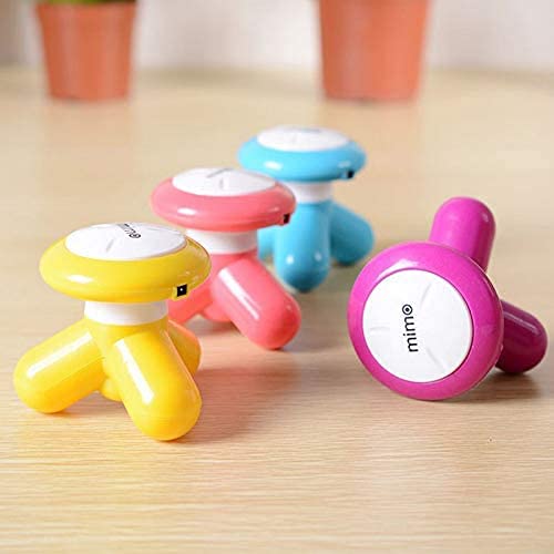 Mini Electric Body Massager for Neck Back Shoulder | USB Powered Vibration Massager Machine for Pain Relief &amp; Muscle Relaxation | Portable Handheld Therapy Tool for Men Women | Lightweight Travel-Friendly Massage Device (Random Color)