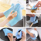 Reusable Kitchen Cleaning Wipes Roll – Washable, Absorbent & Eco-Friendly Multi-Purpose Cleaning Sheets