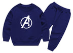 Avenger Printed Sweatshirt & Pajama Trouser Tracksuit for Kids | Winter Warm Fleece Clothing Set Outfit for Boys & Girls | FOR BABY AND KIDS