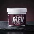 Niconi Men Enzyme De-Tan Pack for Face & Body | Deep Cleansing Tan Removal Formula | 300gram