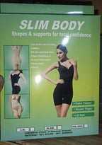 Shapewear Bodysuit for Women – Seamless Tummy Control Mid-Thigh Body Shaper (Skin Color)