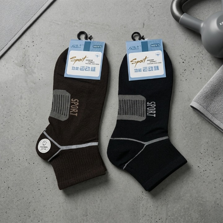 2 Pair Men Cut Socks Comfortable Breathable Low Cut Socks for Daily Wear Soft Stretchable and Durable Design