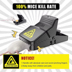 Durable Mouse Trap Pack Of 3 – Reusable Rodent Catcher For Home, Kitchen, And Office Use With Strong Spring Mechanism And Easy Setup