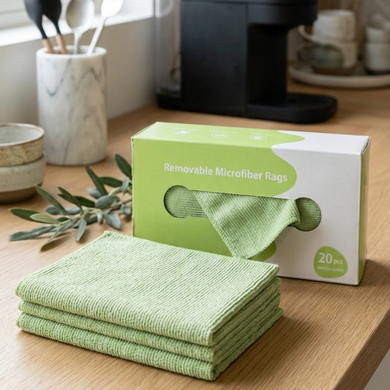 Premium Microfiber Cleaning Towel Pack of 20 Pieces – Multi-Purpose Cloths for Kitchen, Car, Home & Professional Cleaning Use | Random Color