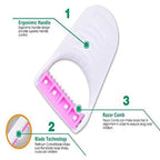 6 Pcs Set  Safit  Women Razor Disposable Body Shaving Razor