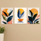 Set of 3 Premium Wall Art Photo Tiles – Modern Home Decor Sets 8x11