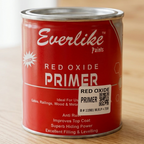 Everlike Red Oxide Primer 0.91 Liter – Anti Rust Metal & Wood Primer for Strong Base Coating