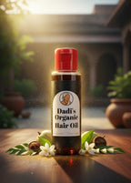 Dadi’s Organic Hair Oil: The Ayurvedic Secret for Ultimate Hair Health. This Cold-Pressed, Herbal Elixir is Best for Combating Hair Fall 100ml