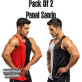 Pack of 2 Men & Boys Summer Gym Tank Top Sando | Dry-Fit Breathable Sleeveless Vest for Gym, Workout, Running & Daily Wear