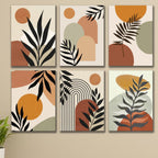 Set of 6 Premium Wall Art Photo Tiles – Modern Home Decor Sets 8x11