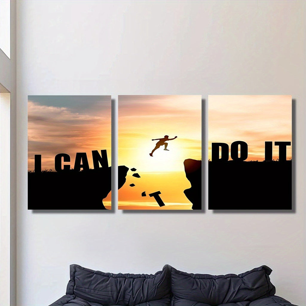 Set of 3 Premium Wall Art Photo Tiles – Modern Home Decor Sets 8x11