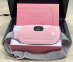 Heating Pad women Period Pain Cramp Relief Belt -Portable Menstrual Heating Pad, Heated Belly Belt for Menstrual Cramp Relief with 3 Heat Levels and 4 Modes, Electric Belt Massage for Women and Girls - Electric Massager Machine for Women