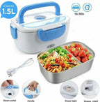 Multi-Functional Stainless Steel Electric Lunch Box – Portable Food Heater with Removable Container (Random Color)
