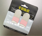 Gaming Finger Sleeves – 2 Pcs Pack Sweat-Proof Breathable Thumb Sleeves for Mobile Gaming