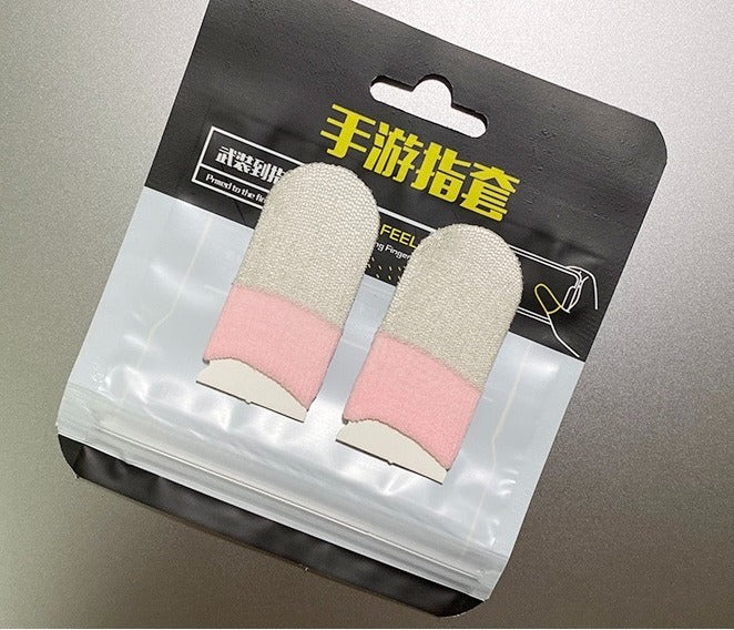 Gaming Finger Sleeves – 2 Pcs Pack Sweat-Proof Breathable Thumb Sleeves for Mobile Gaming