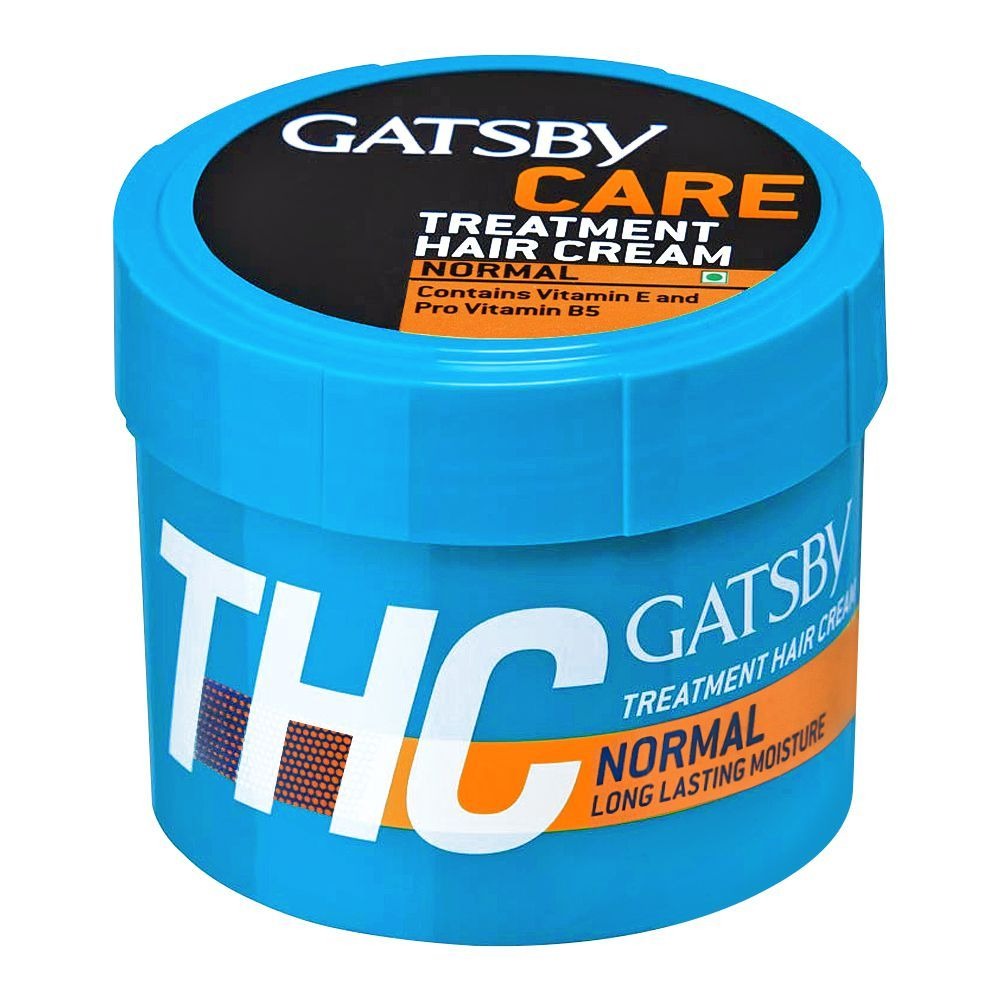GATSBY Hair Cream 125g – Anti Dandruff & Normal | Long Lasting Moisturizer with Vitamin E & Pro Vitamin B5