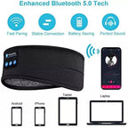Wireless Bluetooth Music Headband With Built-In Headphones For Sports, Running, Gym, And Sleep – Comfortable Fabric Design With Hands-Free Calling