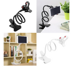 High Quality Mobile Phone Stand | 360° Rotating Flexible Holder | Powerful Grip Bedside Lazy Snake Stand | Random Colour