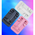 Foldable &amp; Adjustable Mobile Phone and Tablet Stand | Flexible Desktop Mount &amp; Lazy Bracket Support for All Devices (Random Color)