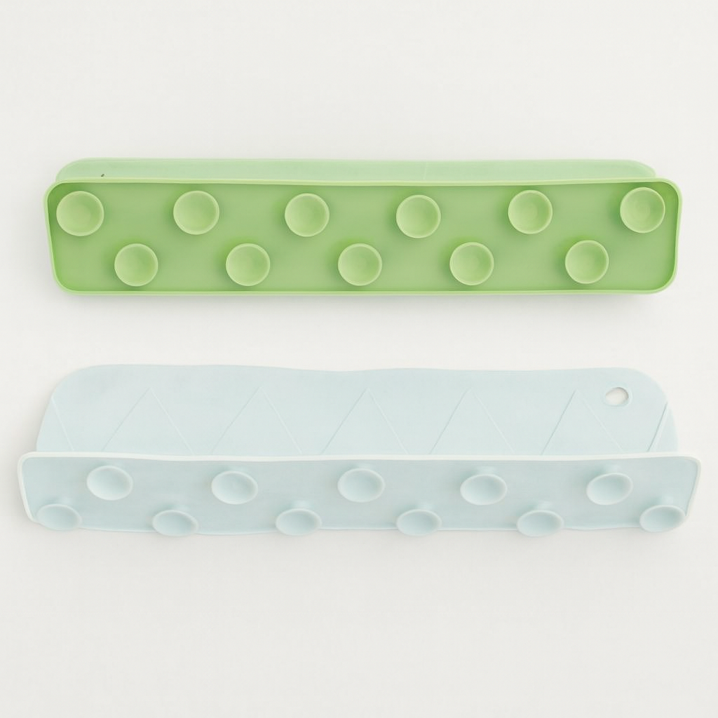 Silicone Sink Splash Guard For Kitchen And Bathroom Flexible Water Splash Stopper - 12 Inch (Random Color)