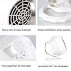 Miniature heater model WG-089..  Flexible 1800W Portable Electric Heater Fan Winter Warm Hot Fan Home Office Winter Warmer(random color )