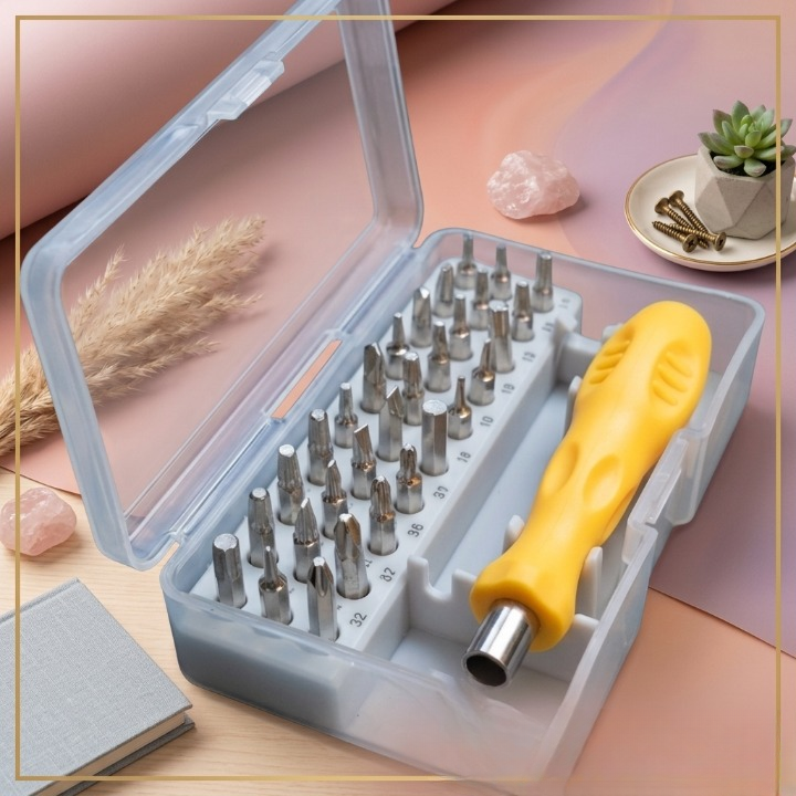 30+1 Mini Precision Screwdriver Set with Storage Case for Electronics Repair