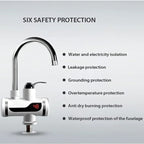 Electric Kitchen Instant Water Heater Tap – Instant Hot Water Faucet | Fast Heating Tankless Faucet