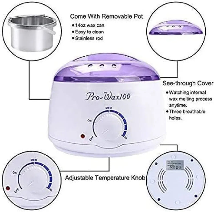 Pro Wax 100 HOT WAX MACHINE &amp; Spatula Wax Warmer Machine