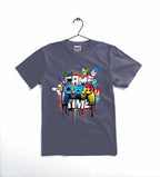 Game Time Printed Kids T Shirt Stylish Casual Comfortable Daily Wear For Boys And Girls