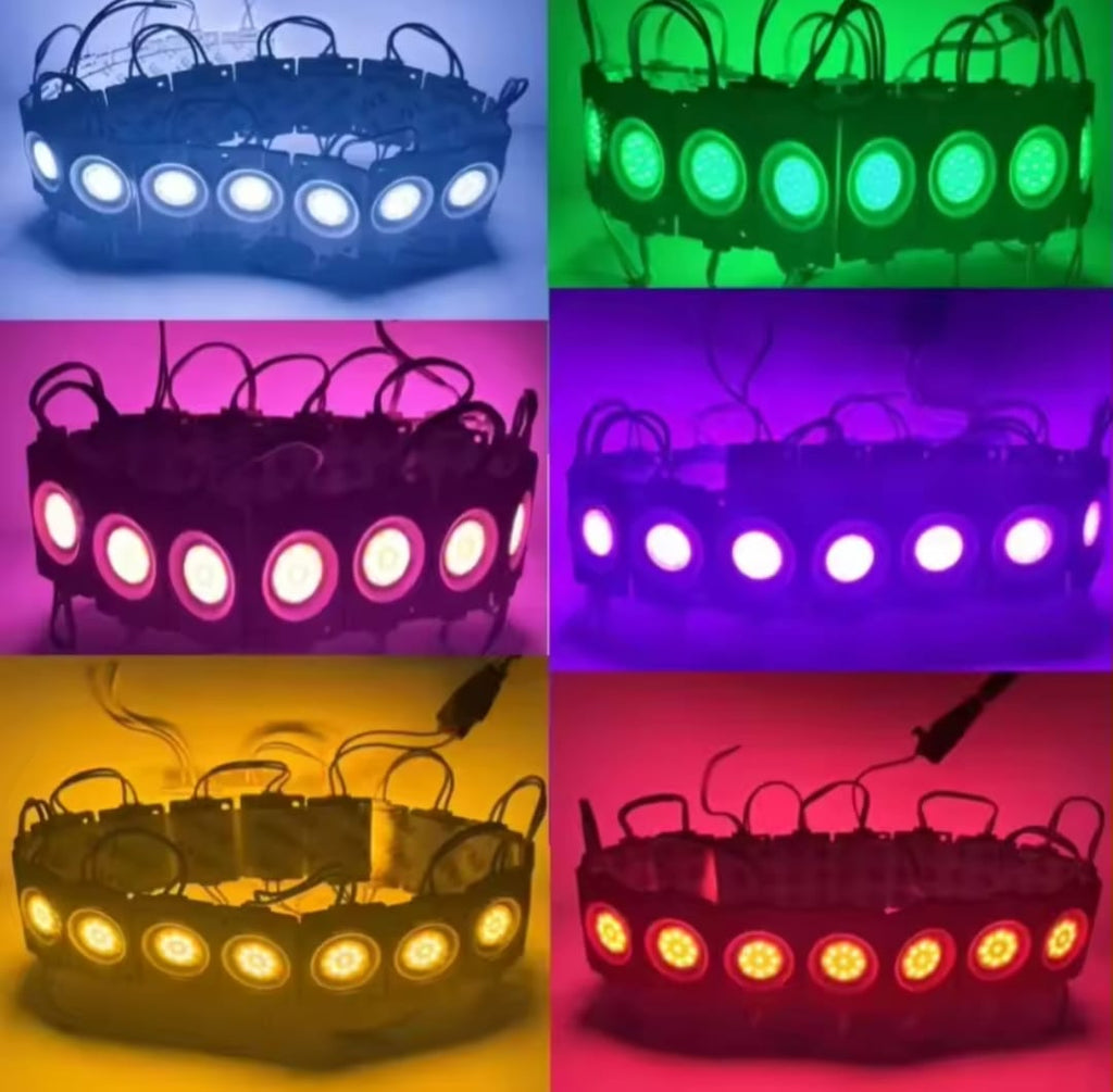 High-Intensity LED Coin Module Lights – Waterproof Decorative Injection Modules for Signage & Ambient Lighting
