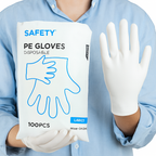 Safety Disposable Gloves – Reliable Protection, Comfort & Hygiene (Pack of 100)
